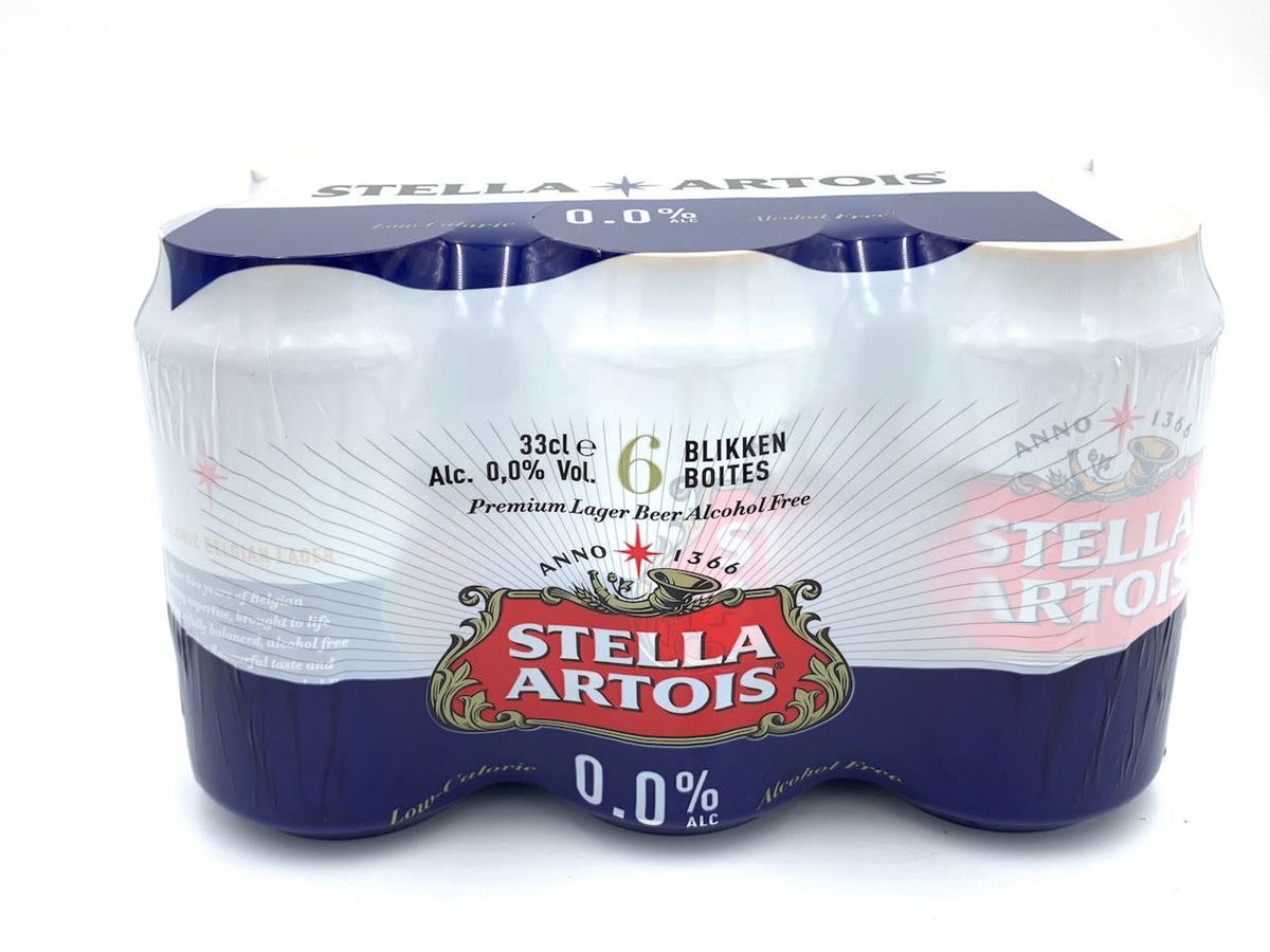 Stella Artois 0,0% Cans 6 * 33cl
